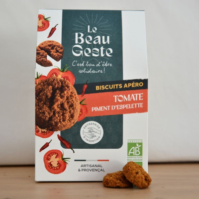Biscuits Tomate & Piment d'Espelette<br />Bio